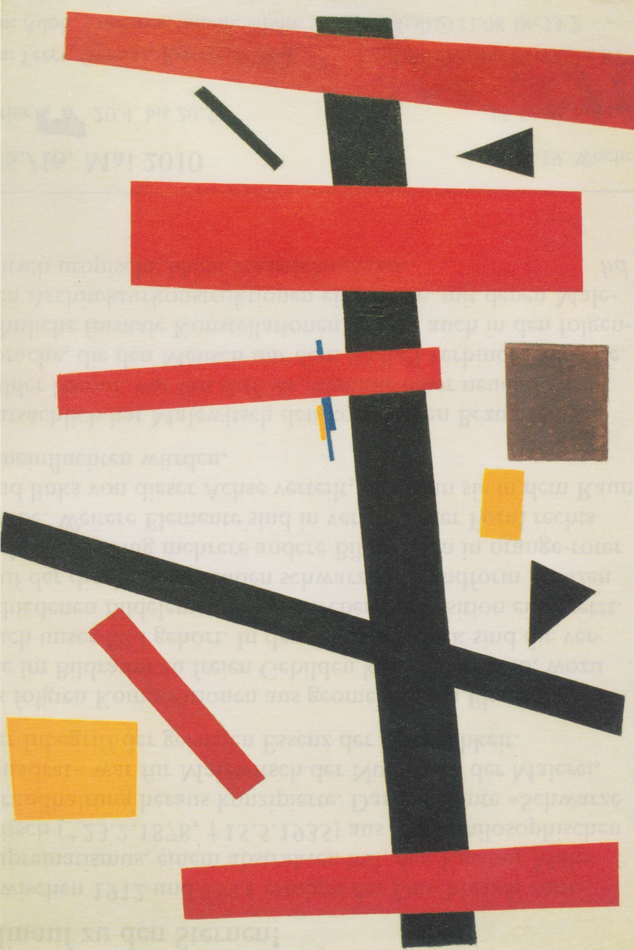 A3 Art Print titled Supremus No. 50 by Kazimir Malevich for room decor