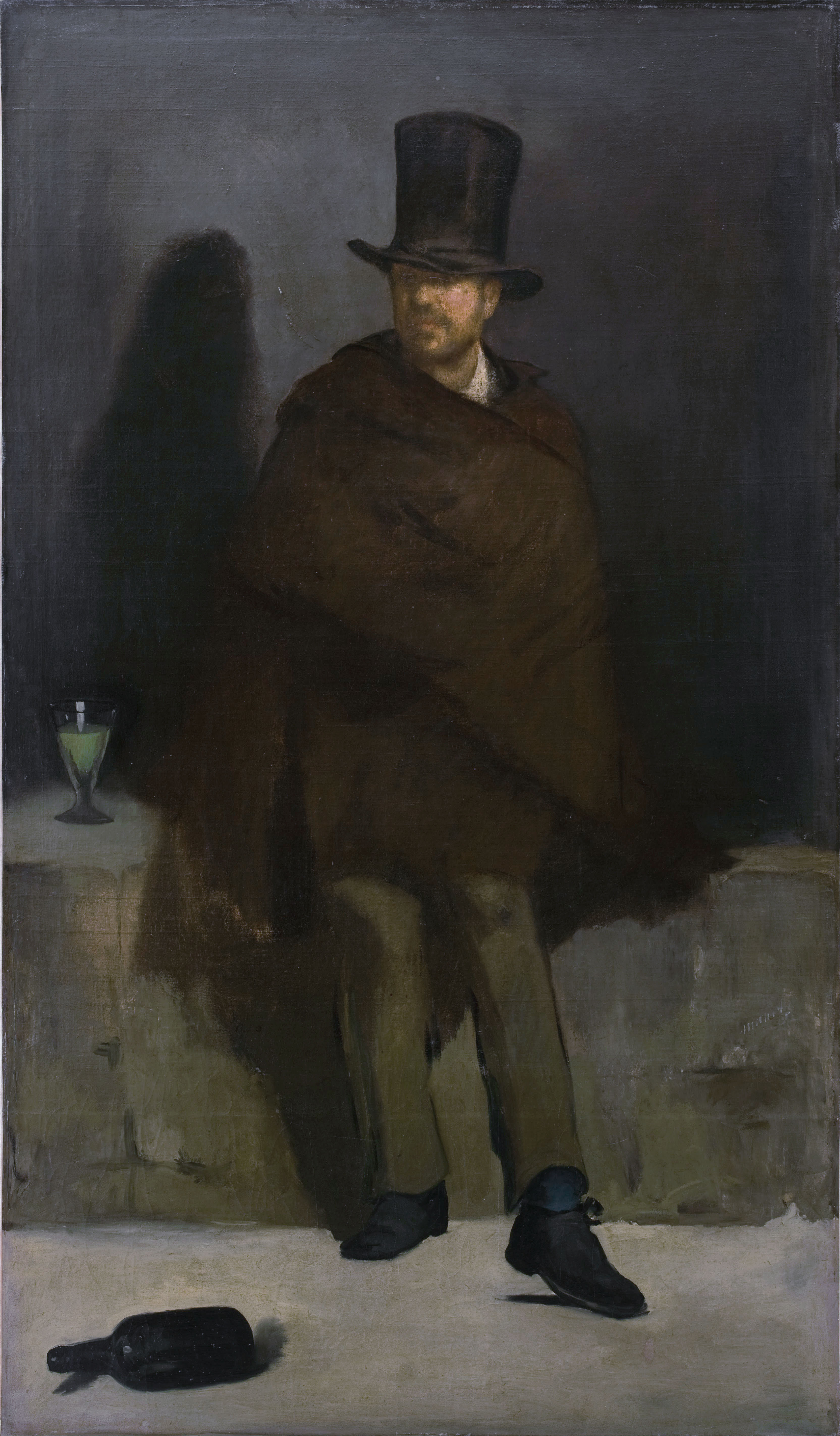 A3 Art Print titled The Absinthe Drinker by Edouard Manet for room decor