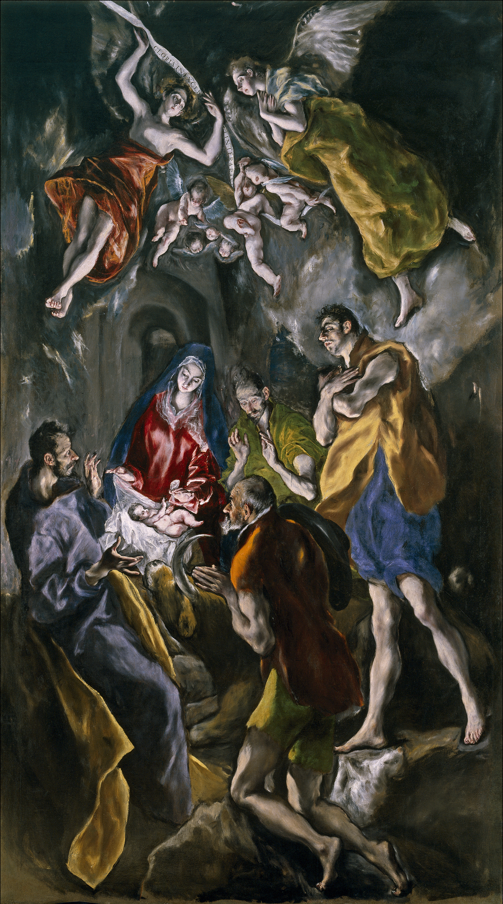 A3 Art Print titled The Adoration of the Shepherds by El Greco for room decor