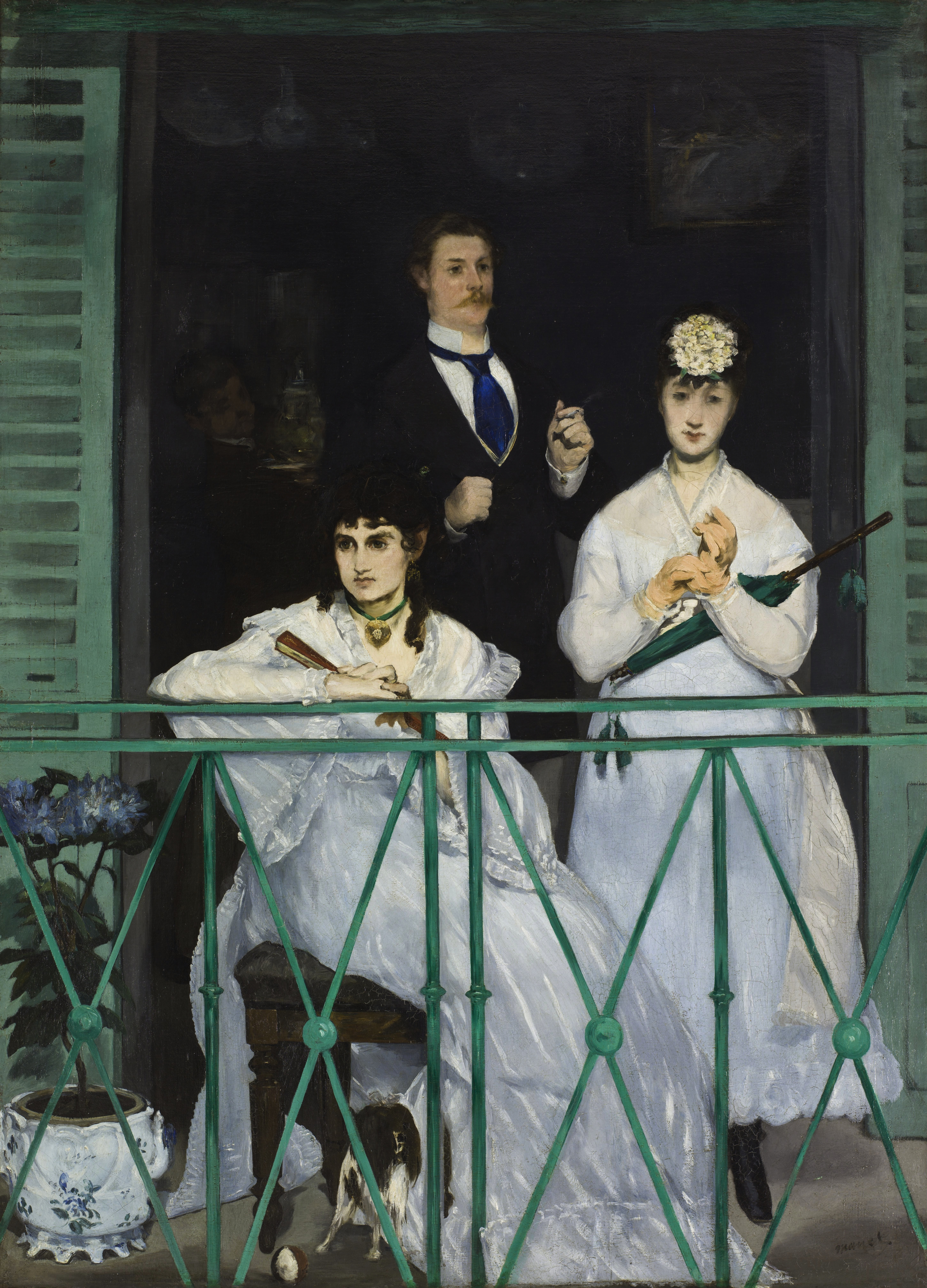A3 Art Print titled The Balcony by Edouard Manet for room decor