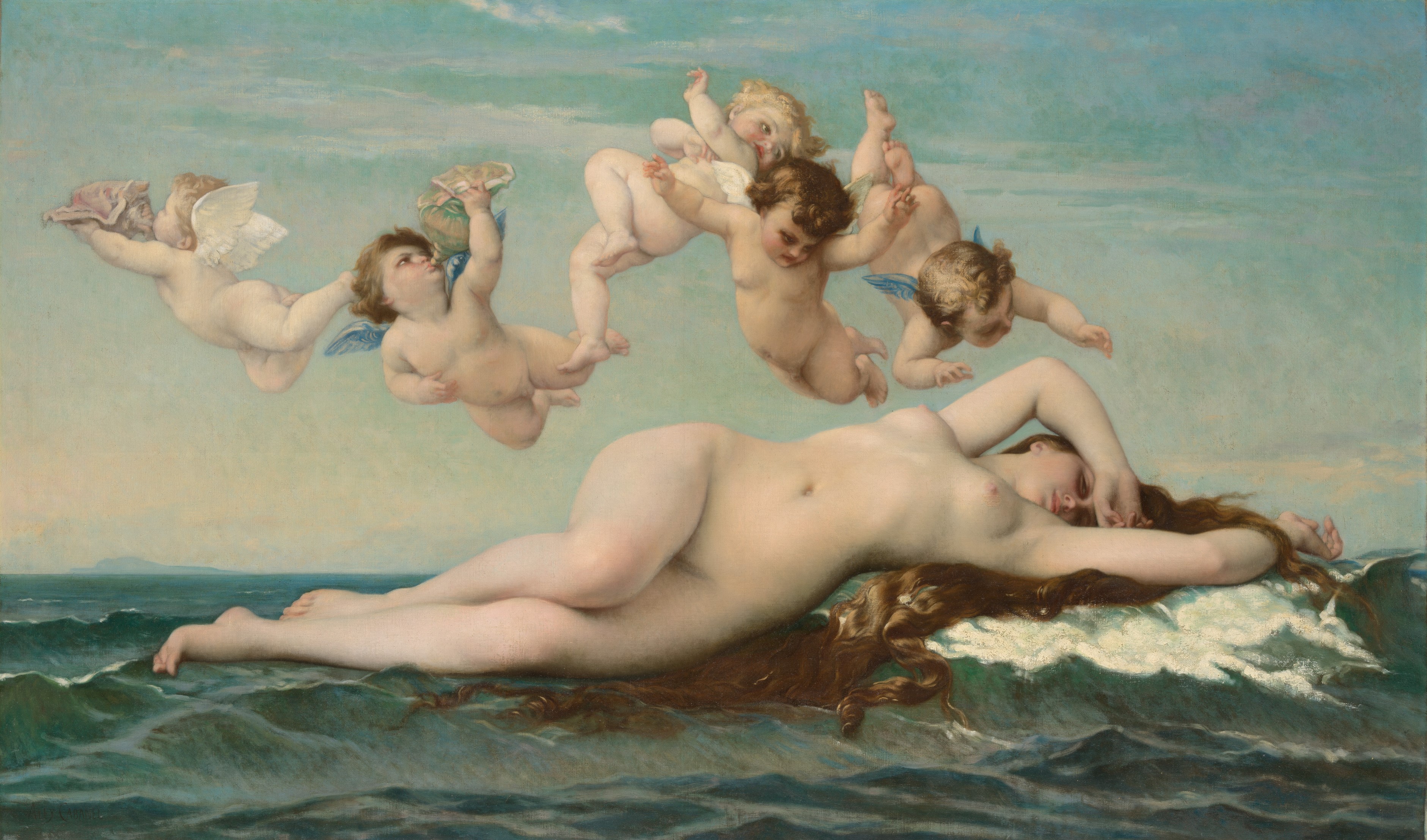 A3 Art Print titled The Birth of Venus by Alexandre Cabanel for room decor