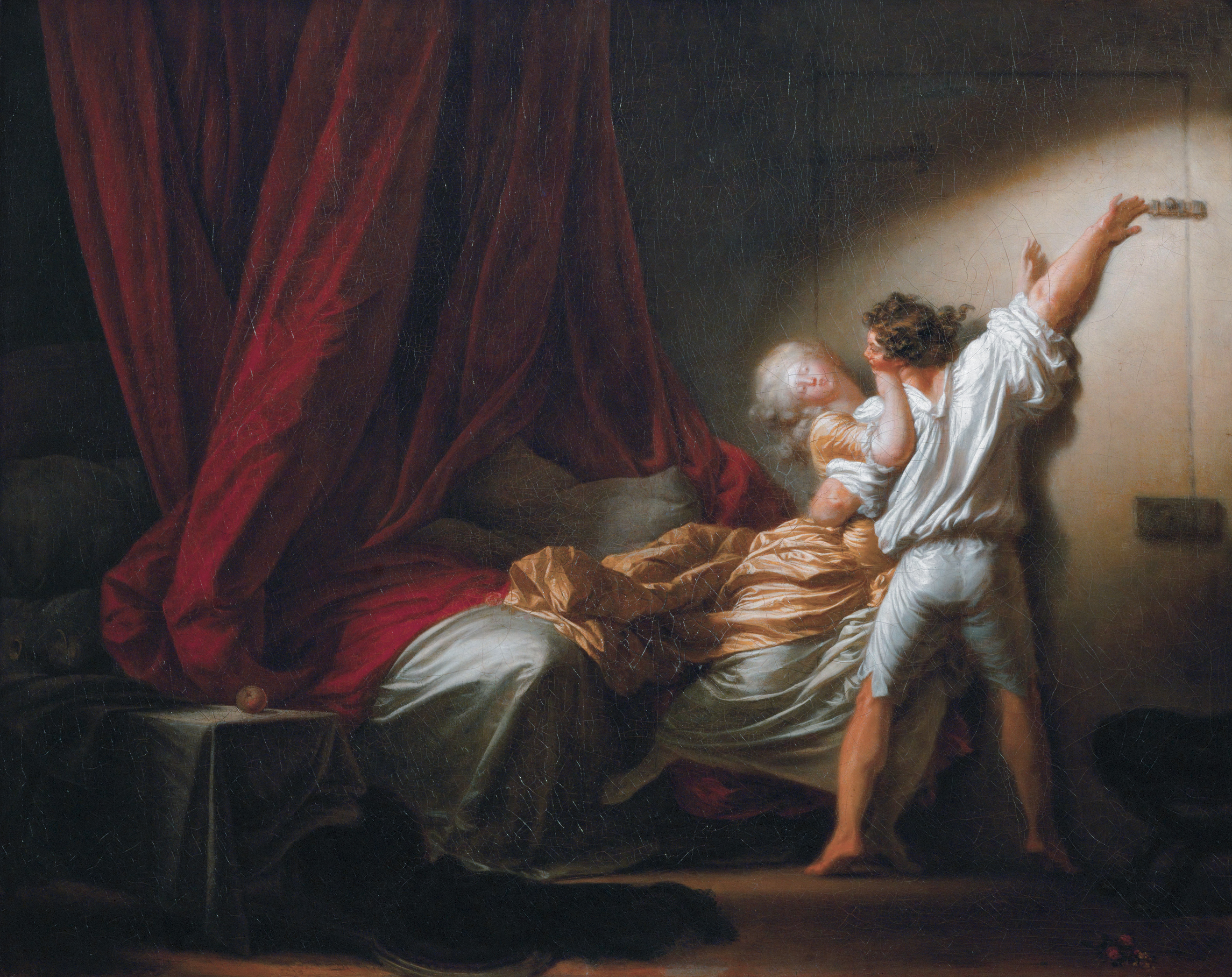 A3 Art Print titled The Bolt by Jean Honore Fragonard for room decor