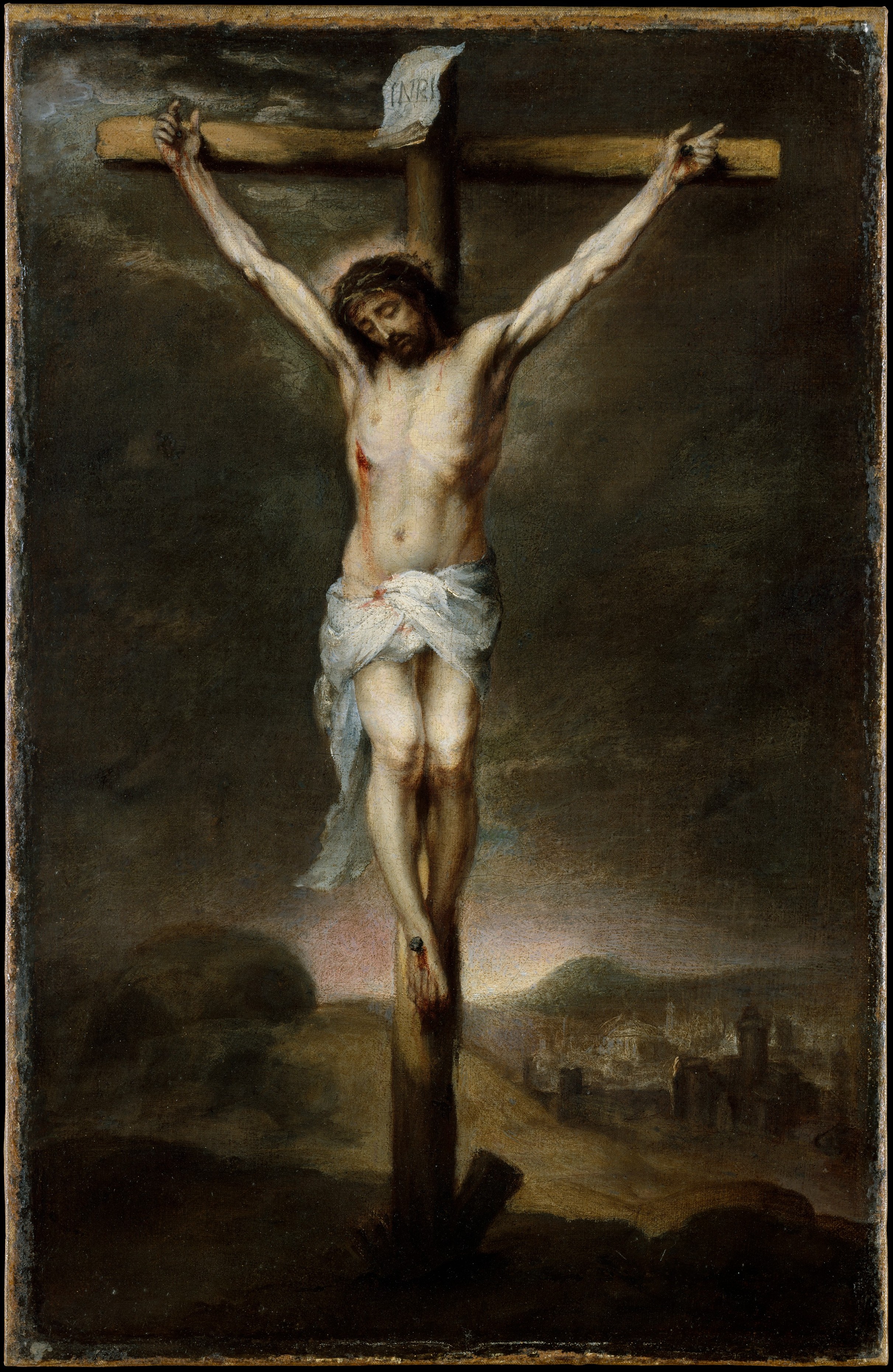 A3 Art Print titled The Crucifixion by Bartolome Esteban Murillo for room decor