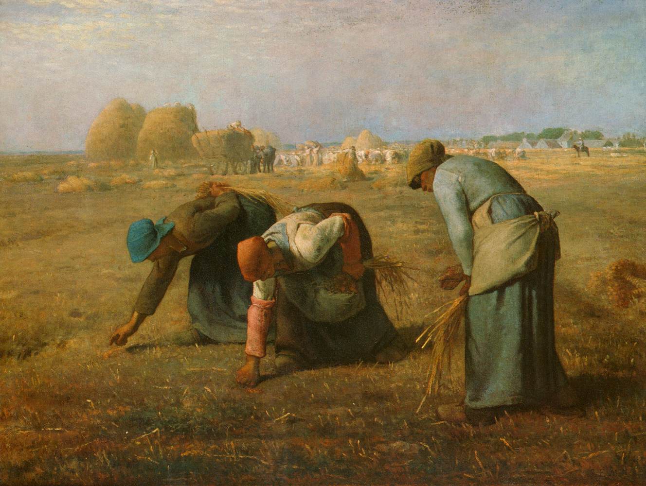 A3 Art Print titled The Gleaners by Jean Francois Millet for room decor