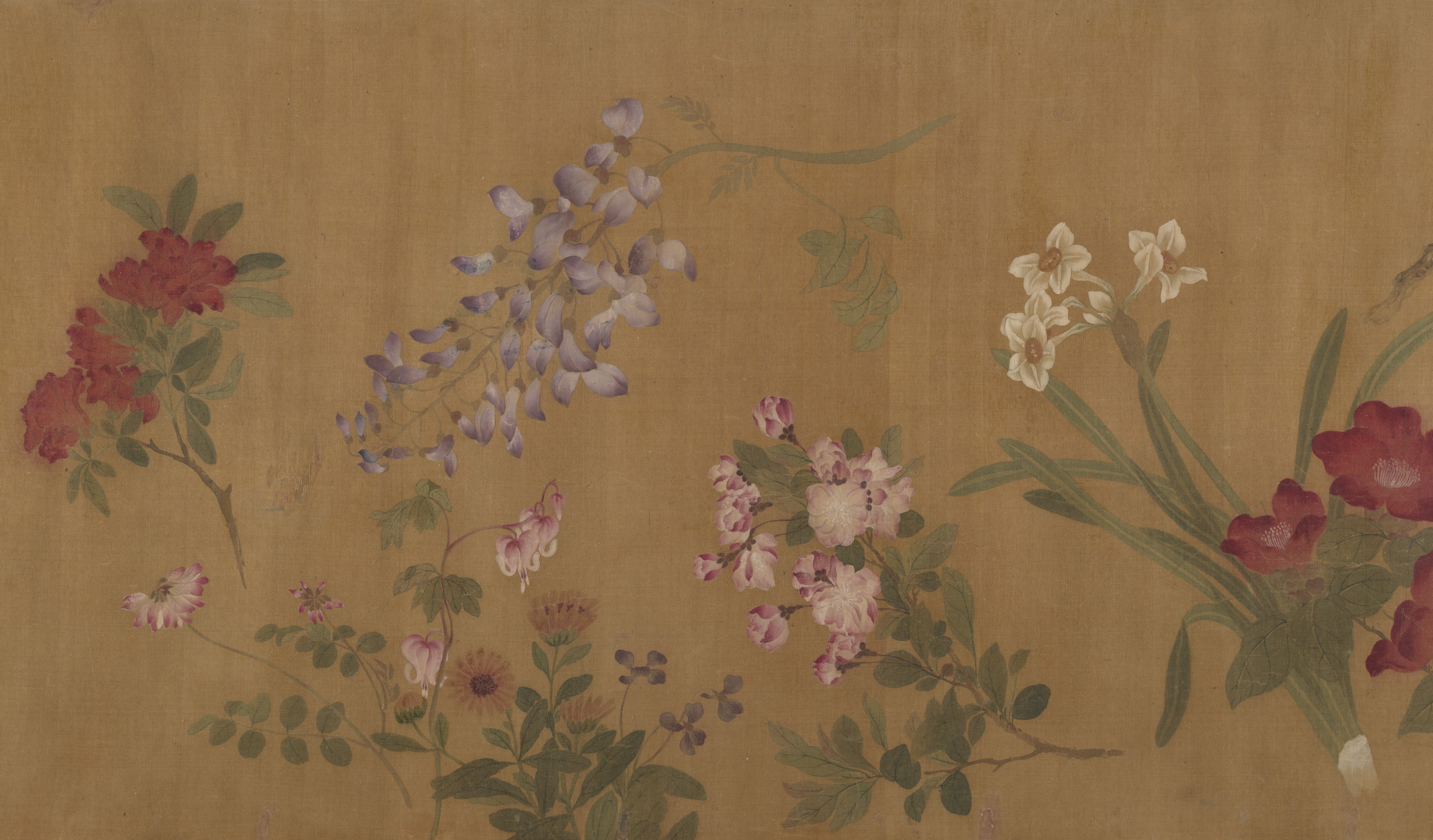 A3 Art Print titled The Hundred Flowers by Wang Yuan for room decor