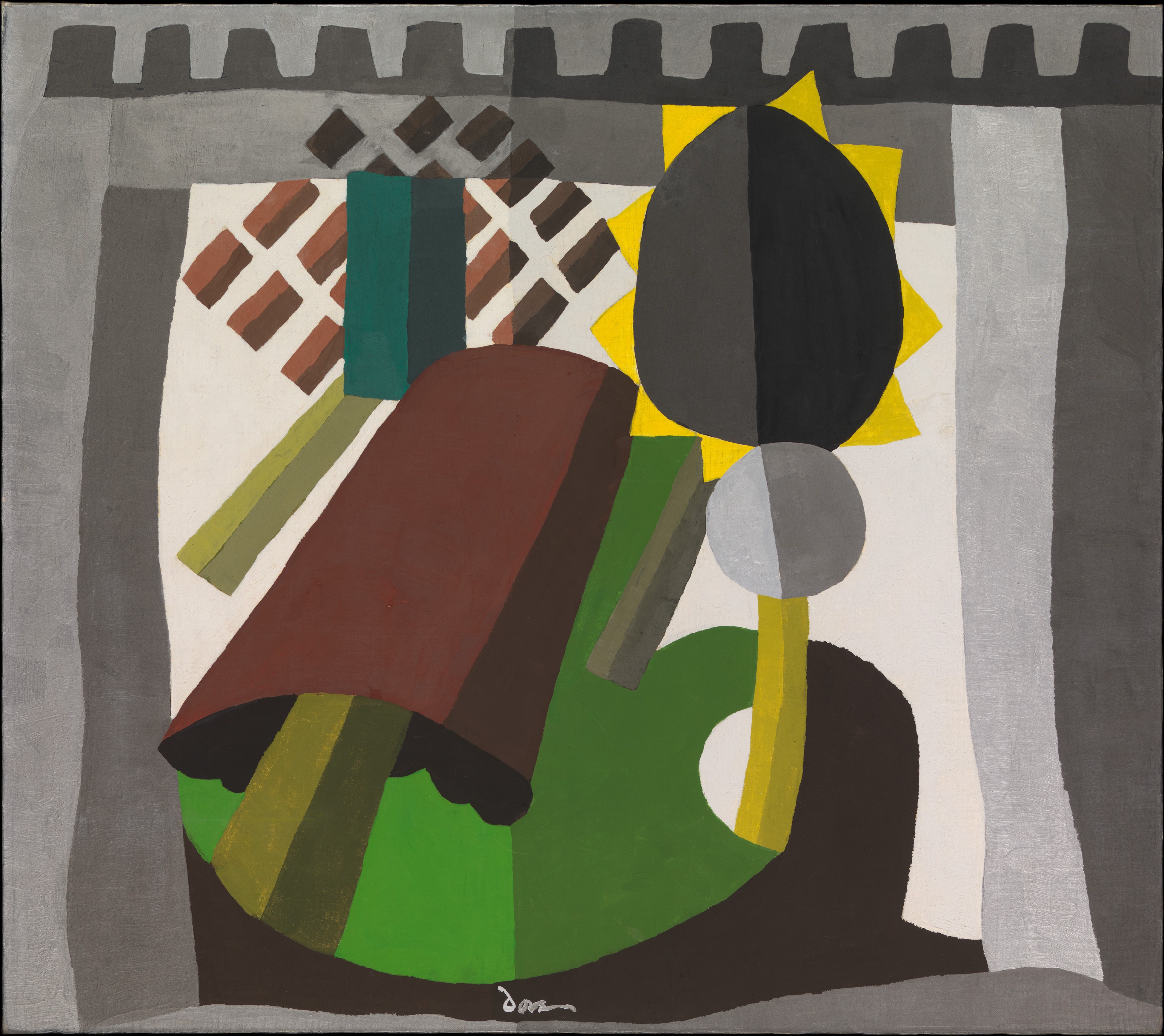A3 Art Print titled The Inn by Arthur Dove for room decor