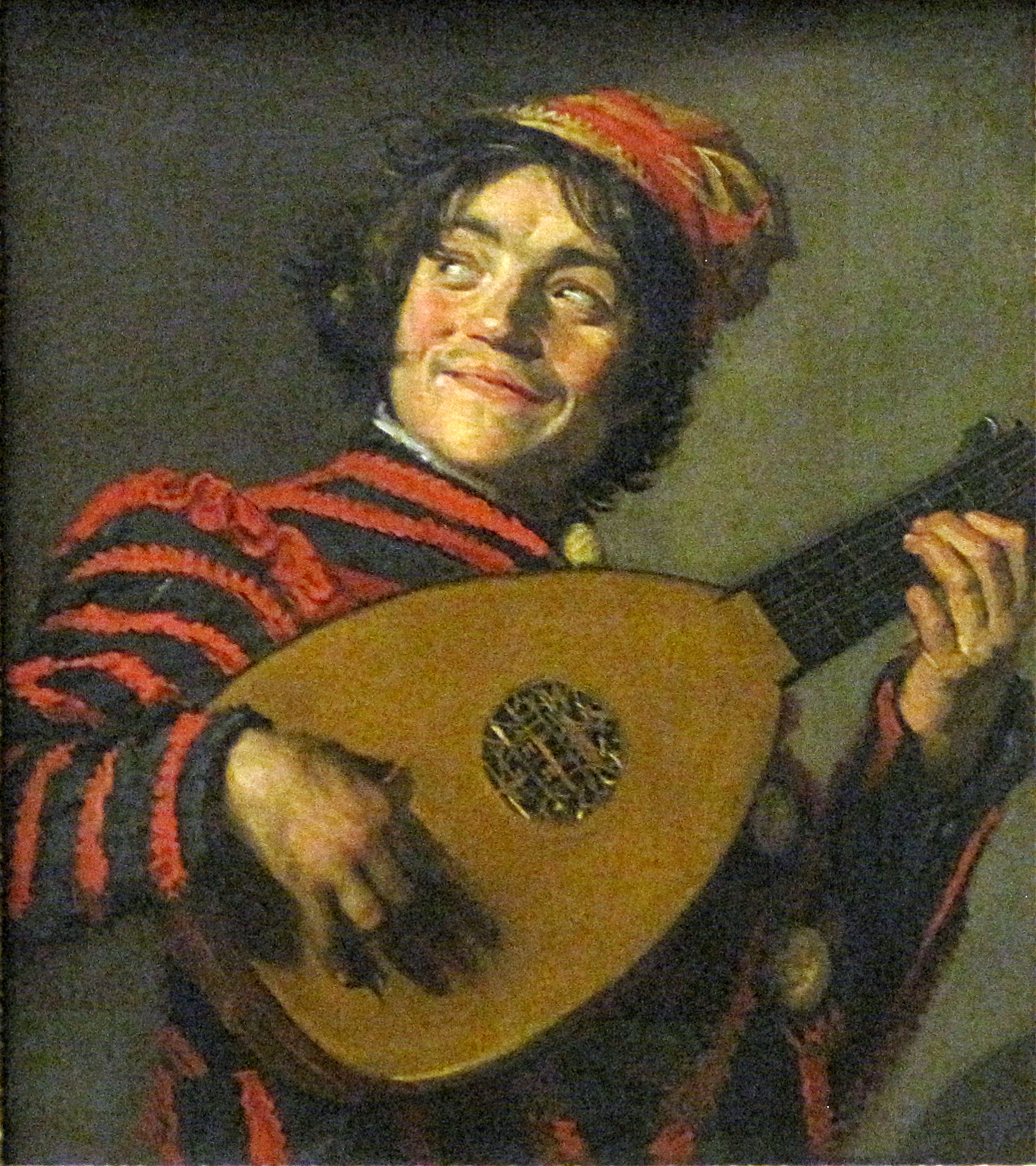 A3 Art Print titled The Jester with a Lute by Frans Hals for room decor