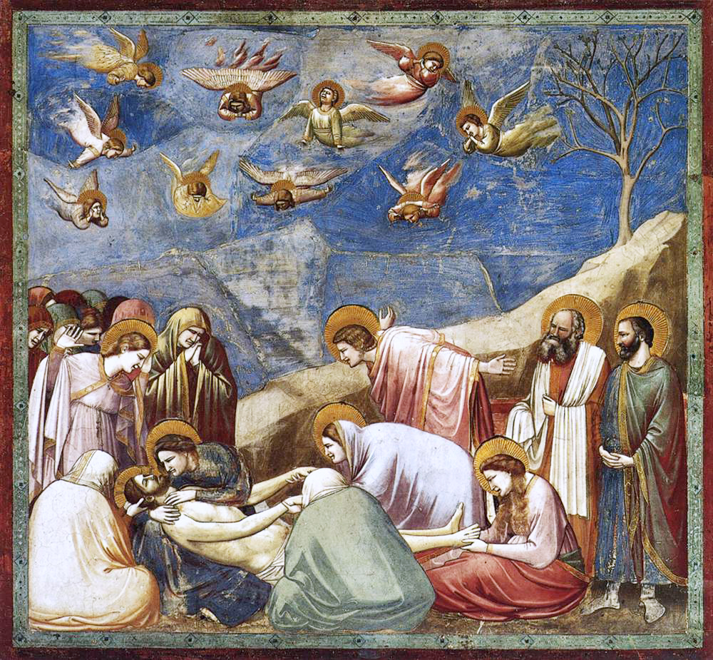 A3 Art Print titled The Lamentation of Christ by Giotto for room decor