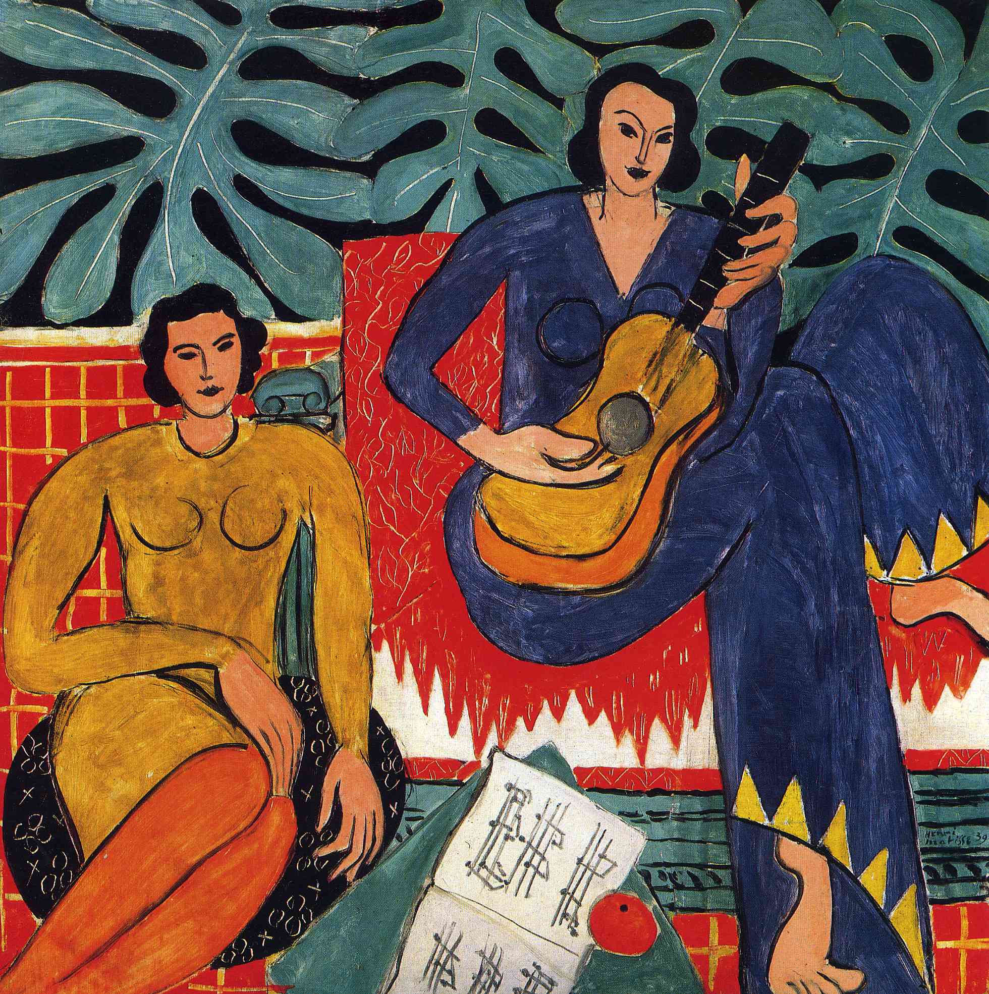 A3 Art Print titled The music by Henri Matisse for room decor