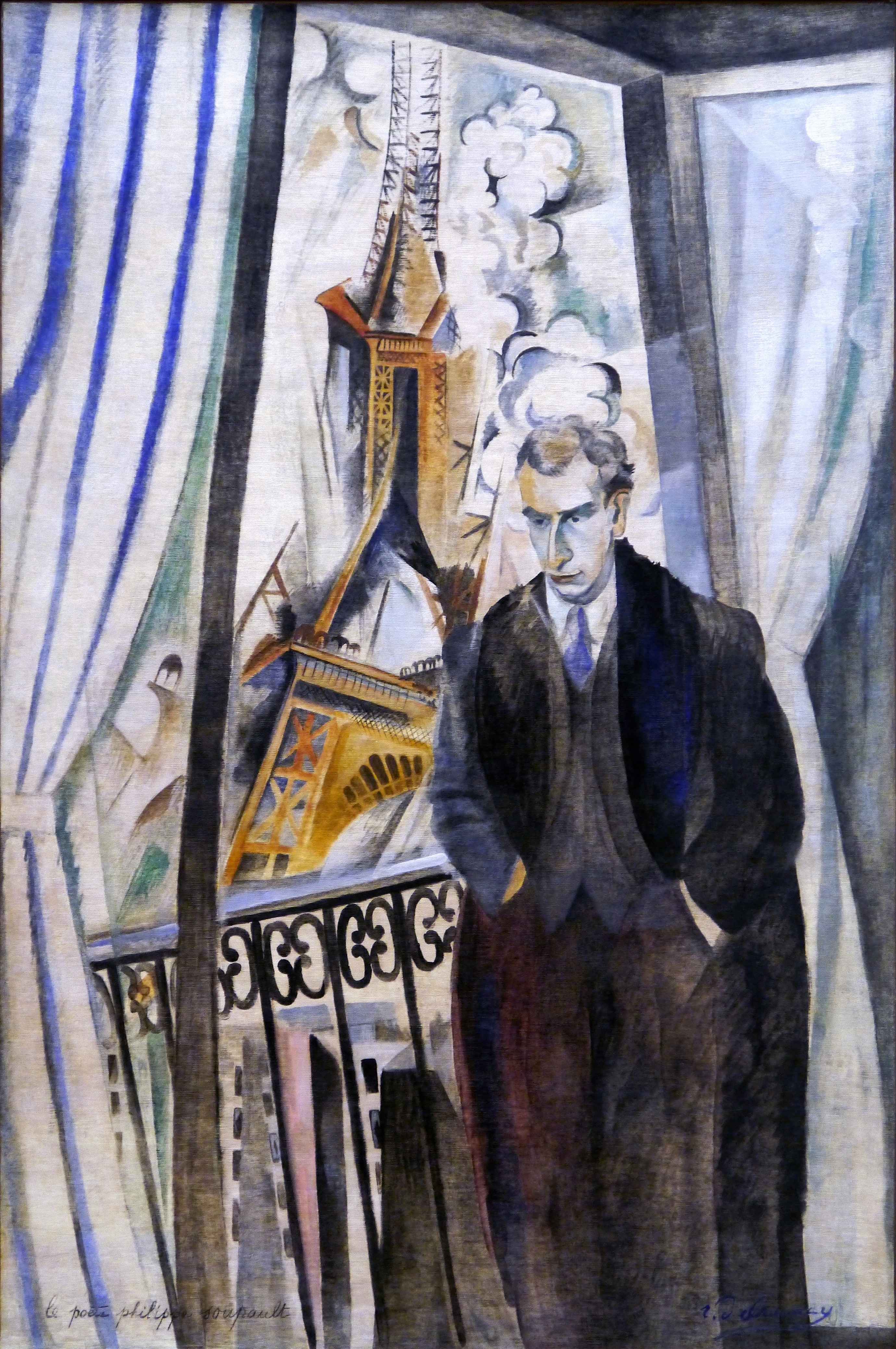 A3 Art Print titled The poet by Robert Delaunay for room decor