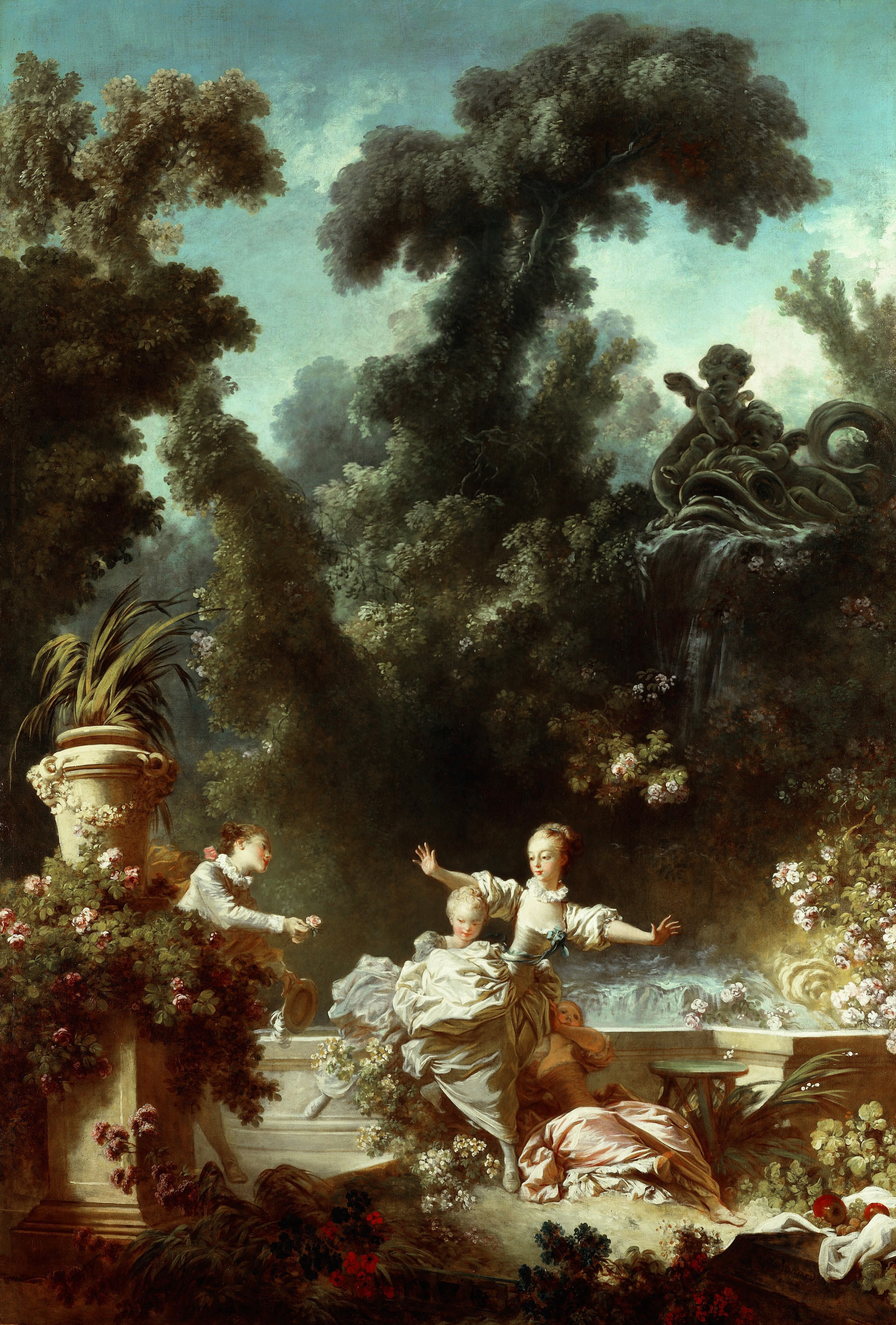 A3 Art Print titled The Progress of Love by Jean Honore Fragonard for room decor