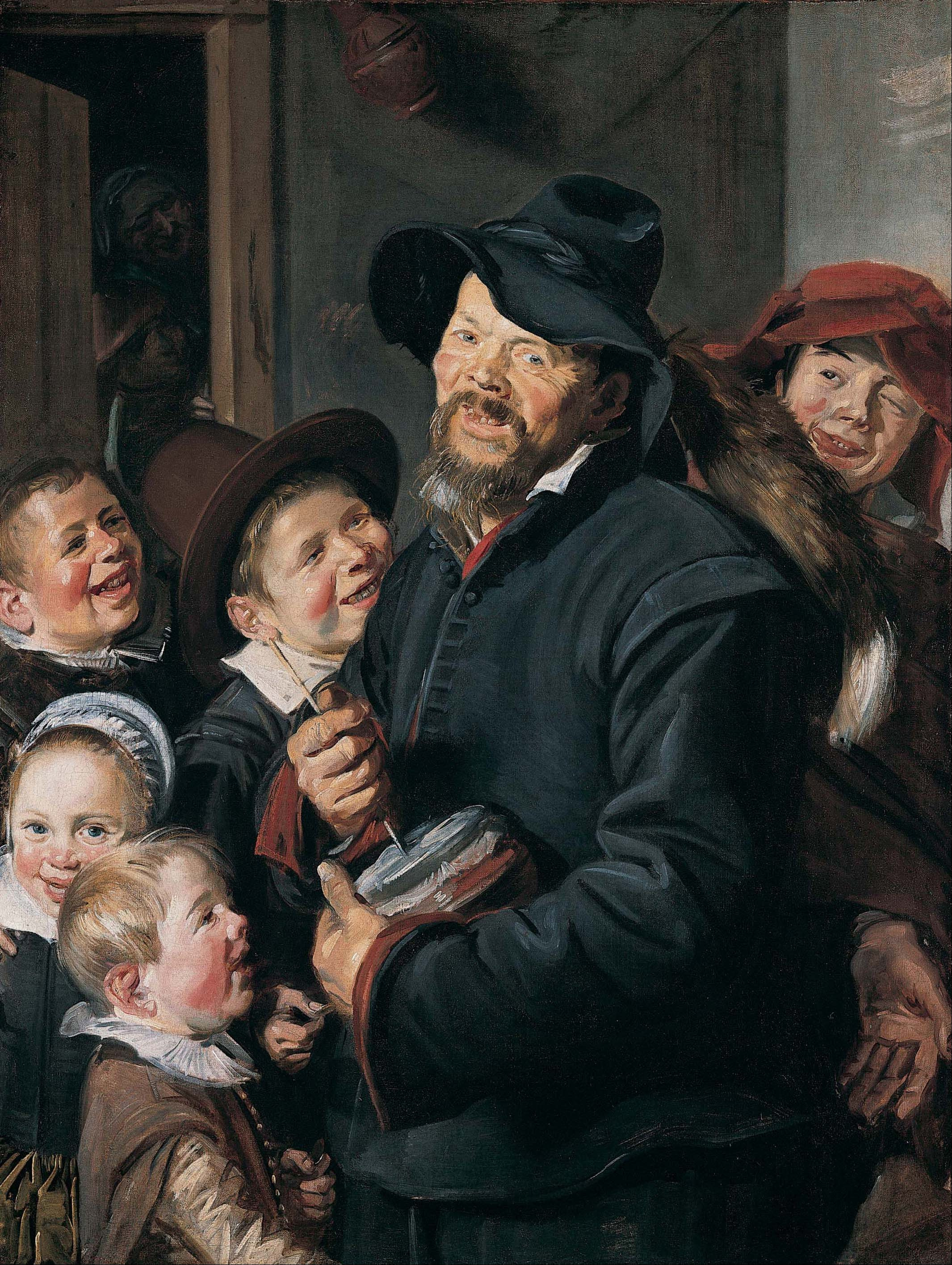 A3 Art Print titled The Rommelpot Player by Frans Hals for room decor