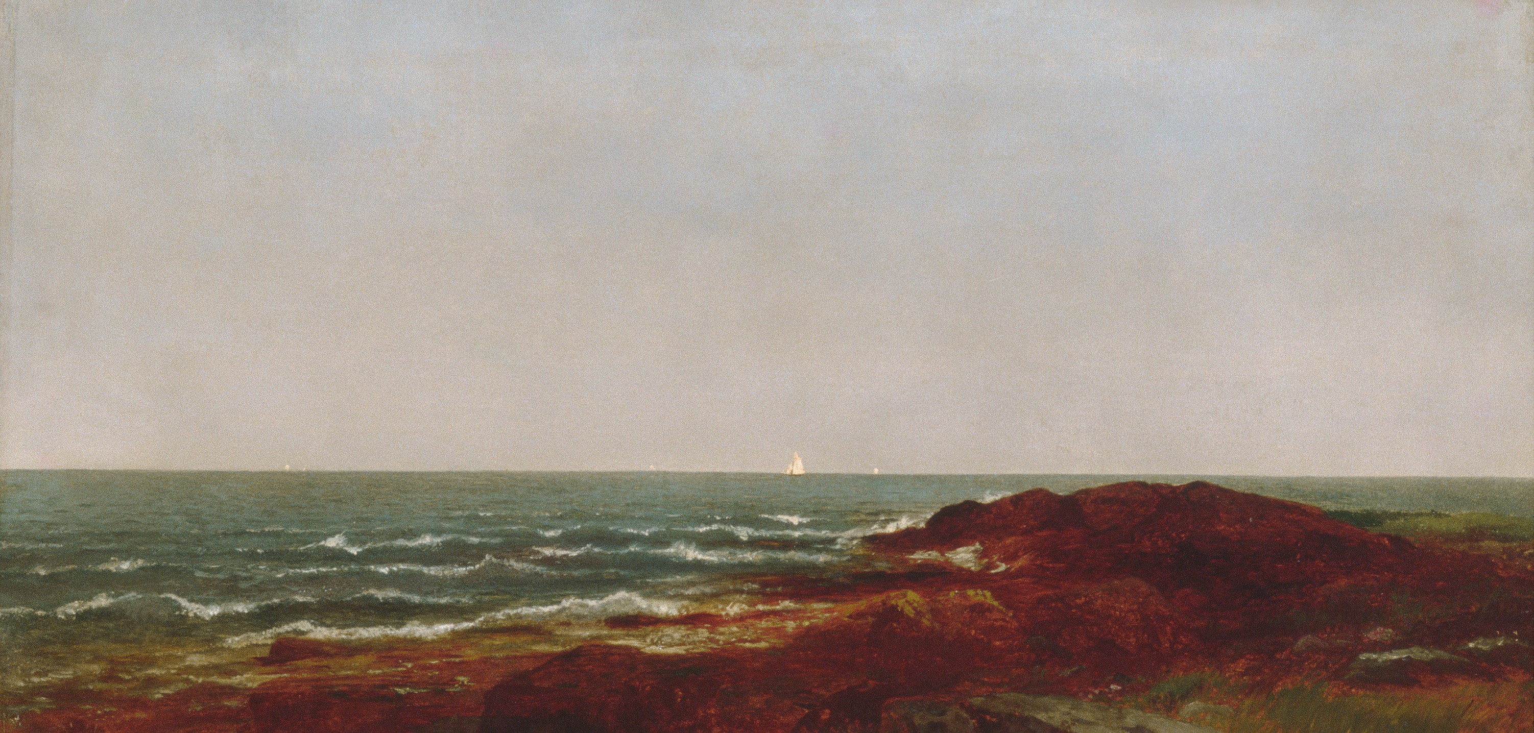 A3 Art Print titled The Sea by John Frederick Kensett for room decor