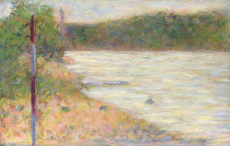 A3 Art Print titled The Seine at Asnieres by Georges Seurat for room decor