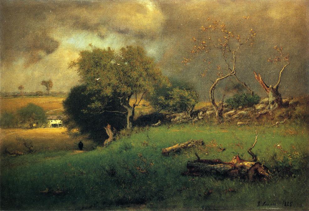 A3 Art Print titled The Storm by George Inness for room decor