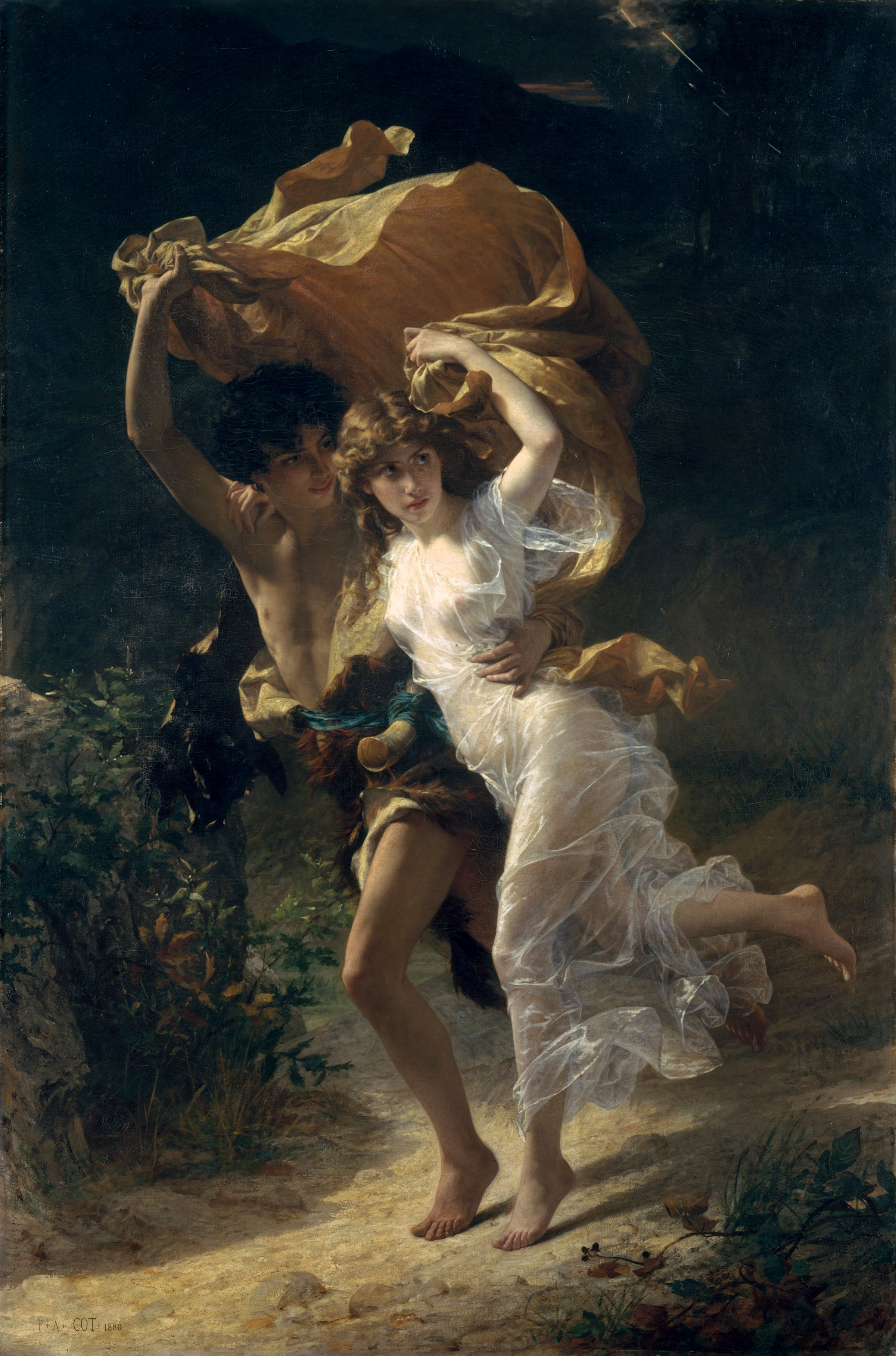 A3 Art Print titled The Storm by Pierre-Auguste Cot for room decor