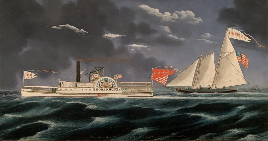 A3 Art Print titled The Thomas Hunt and the America by James Bard for room decor