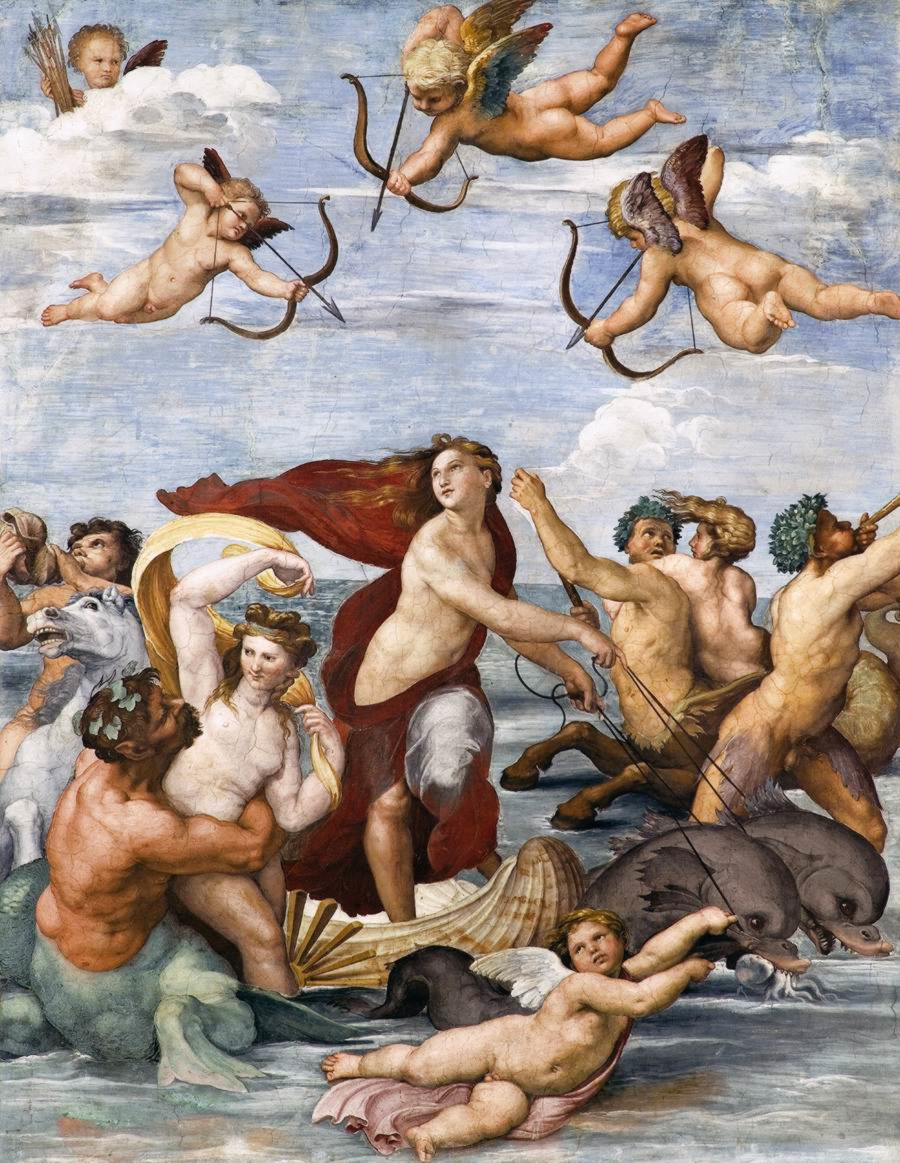 A3 Art Print titled The Triumph of Galatea by Raphael for room decor