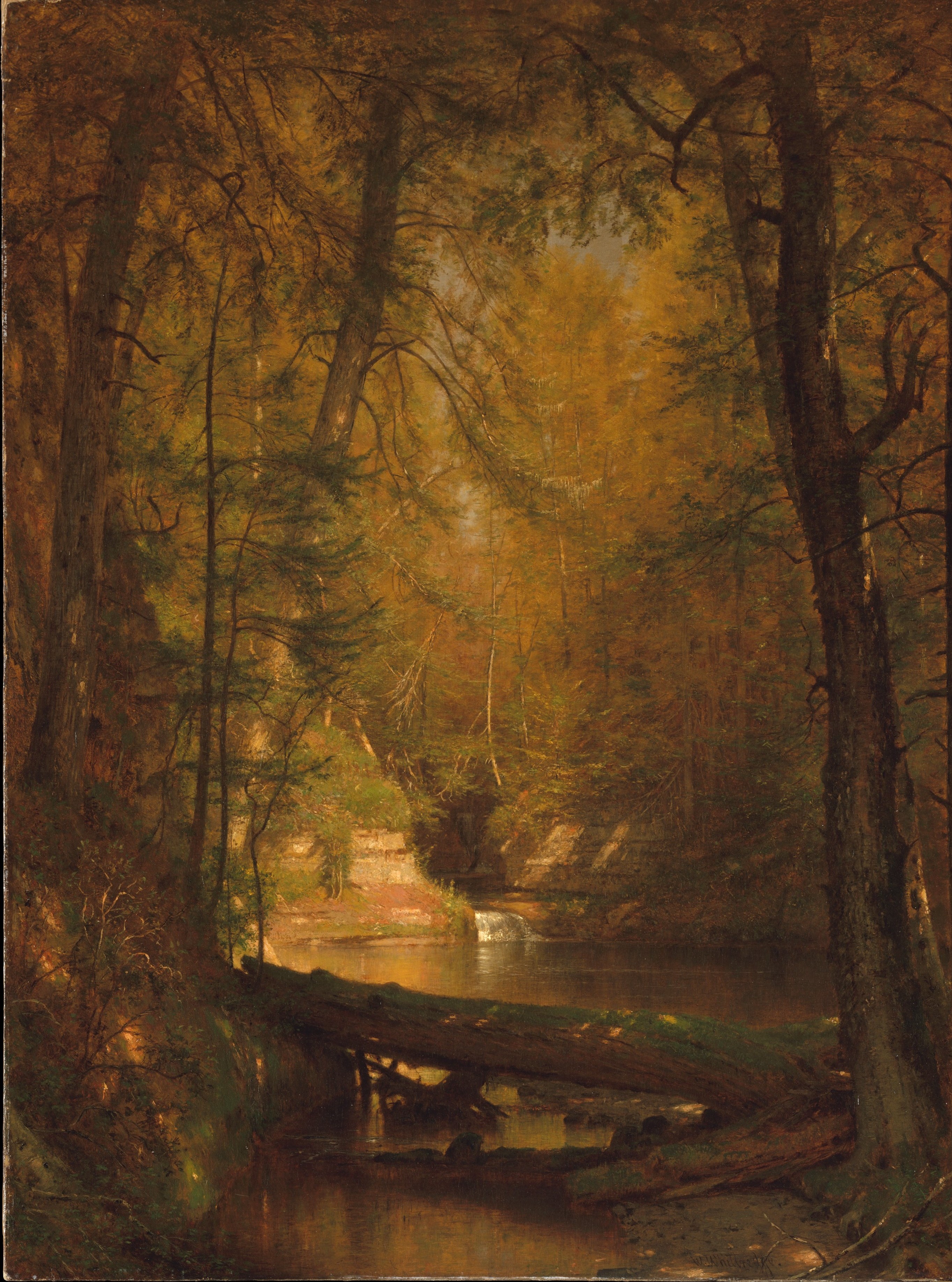 A3 Art Print titled The Trout Pool by Worthington Whittredge for room decor