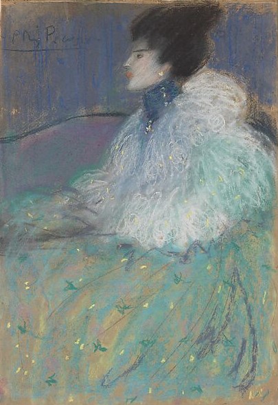 A3 Art Print titled Woman in Green by Pablo Picasso for room decor