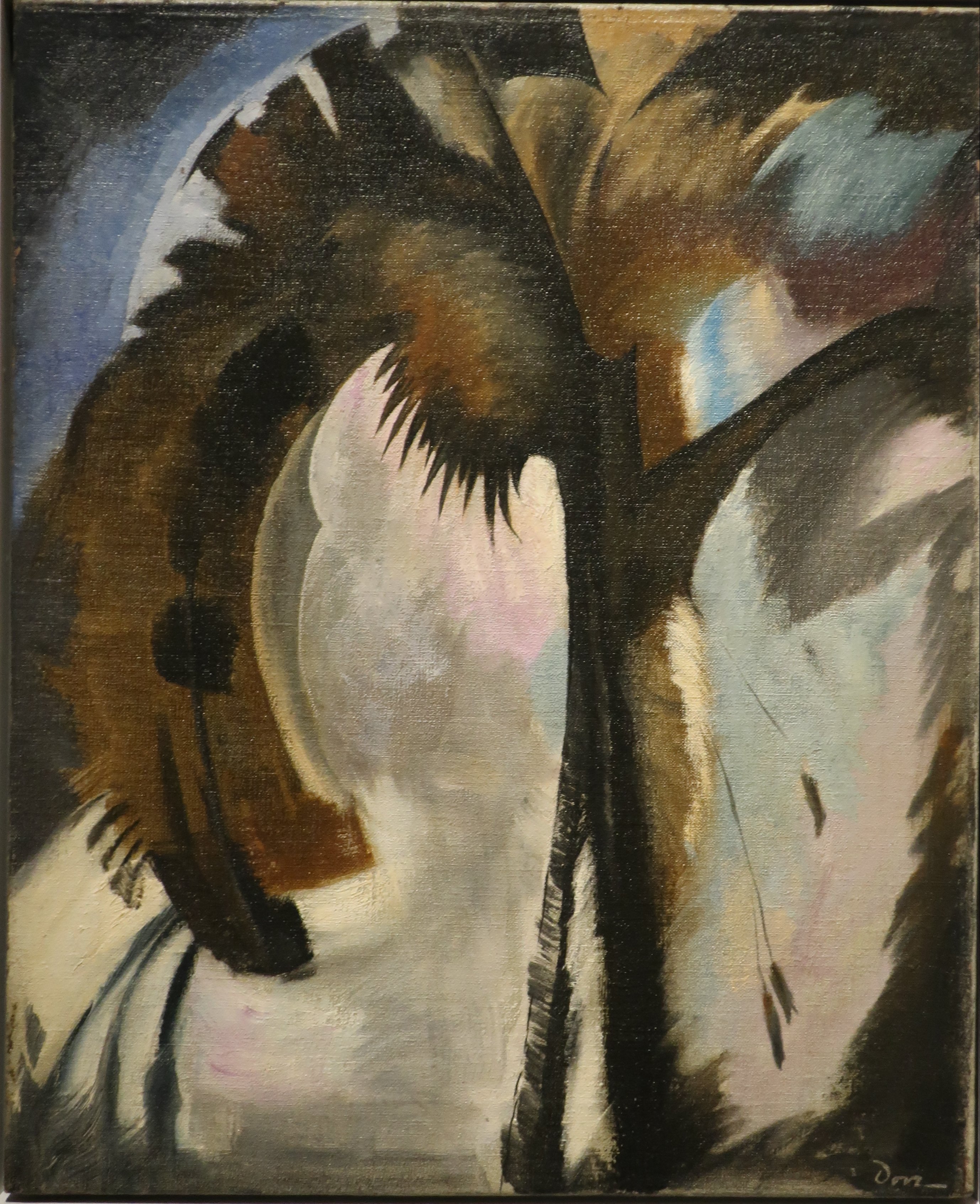 A3 Art Print titled Yellow, Blue, and Violet by Arthur Dove for room decor