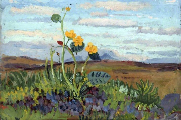 A3 Art Print titled Ranunculus by James Dickson Innes for room decor