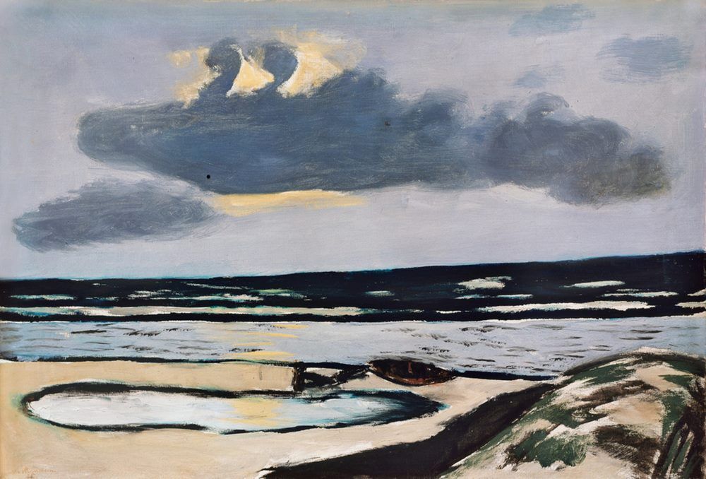 A3 Art Print titled Meeresstrand 1935 by Max Beckmann for room decor
