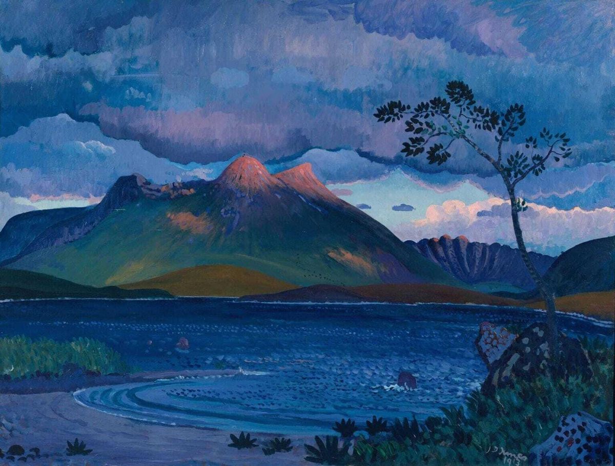 A3 Art Print titled Arenig, North Wales by James Dickson Innes for room decor