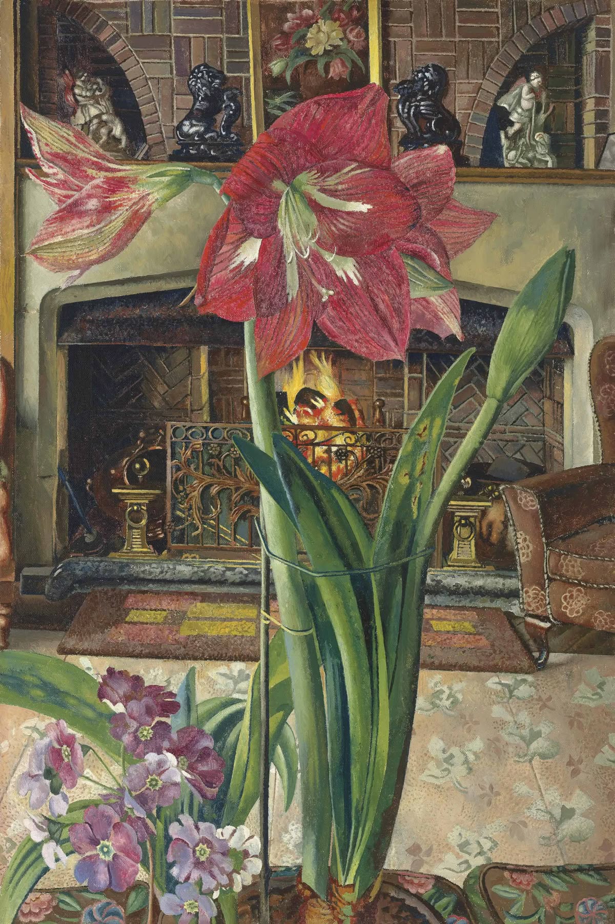 A3 Art Print titled Amaryllis by Stanley Spencer for room decor