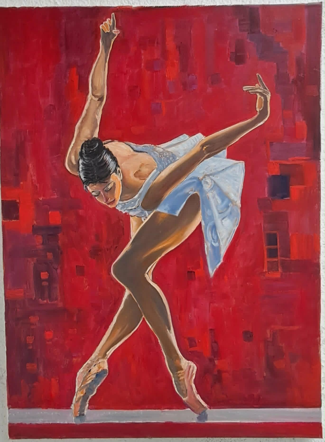 Original Painting titled Ballerina 1 by F.K.