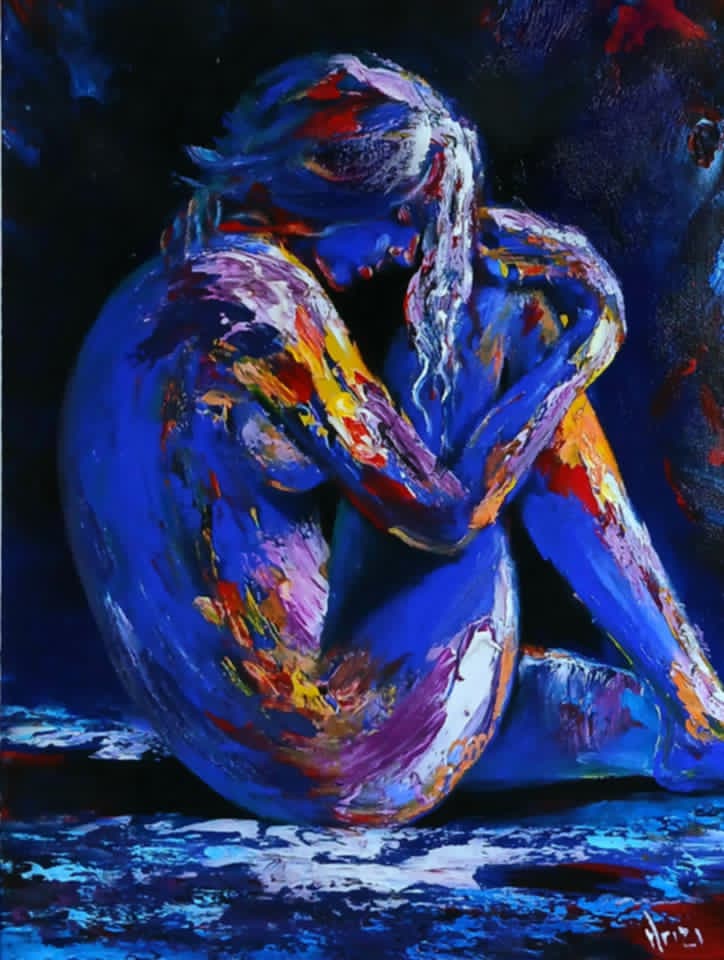 Original Painting titled Silence by B.A.