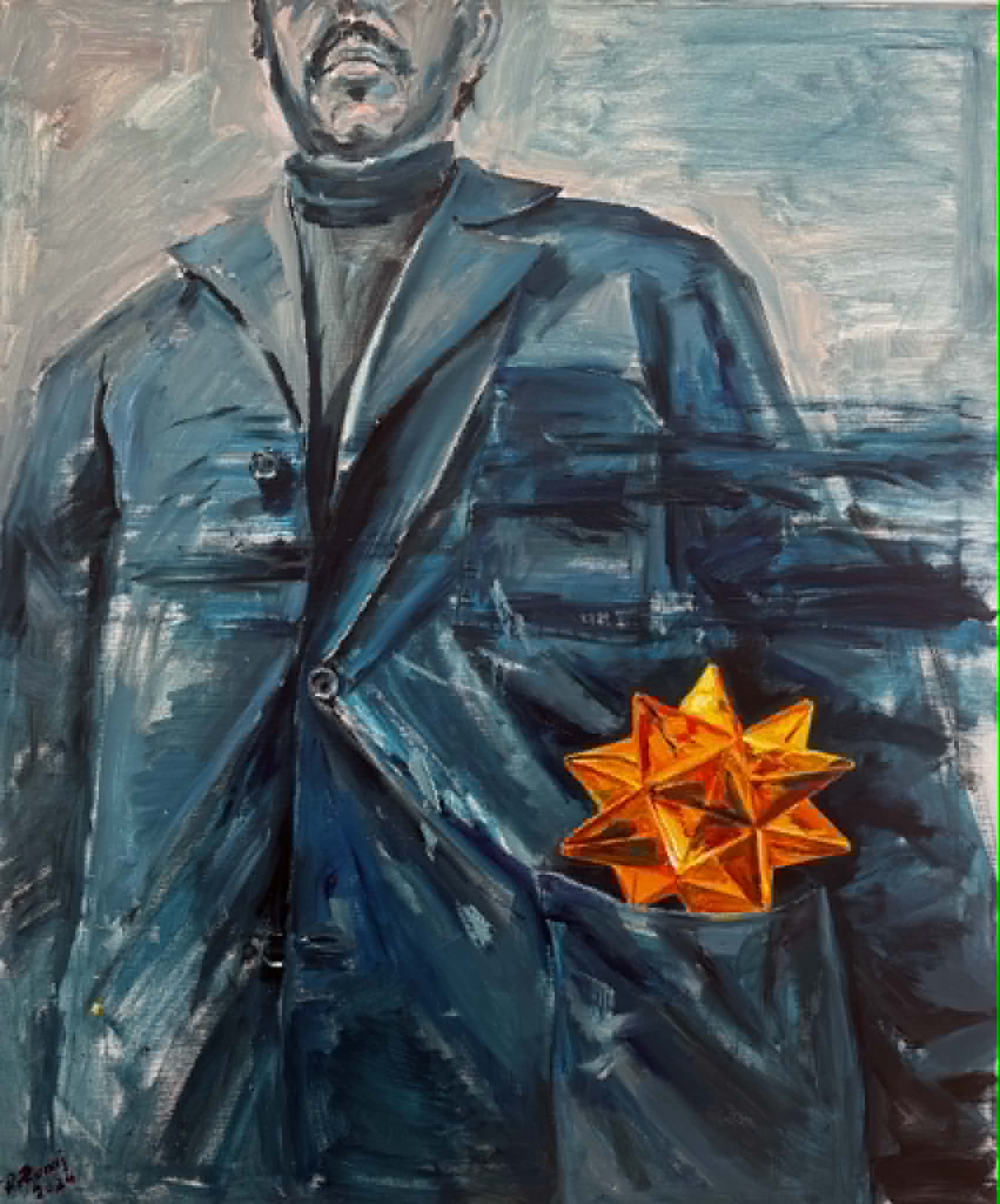 Original Painting titled I have the Star by R.R.