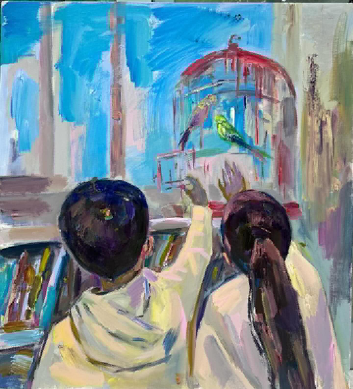 Original Painting titled Free by R.R.