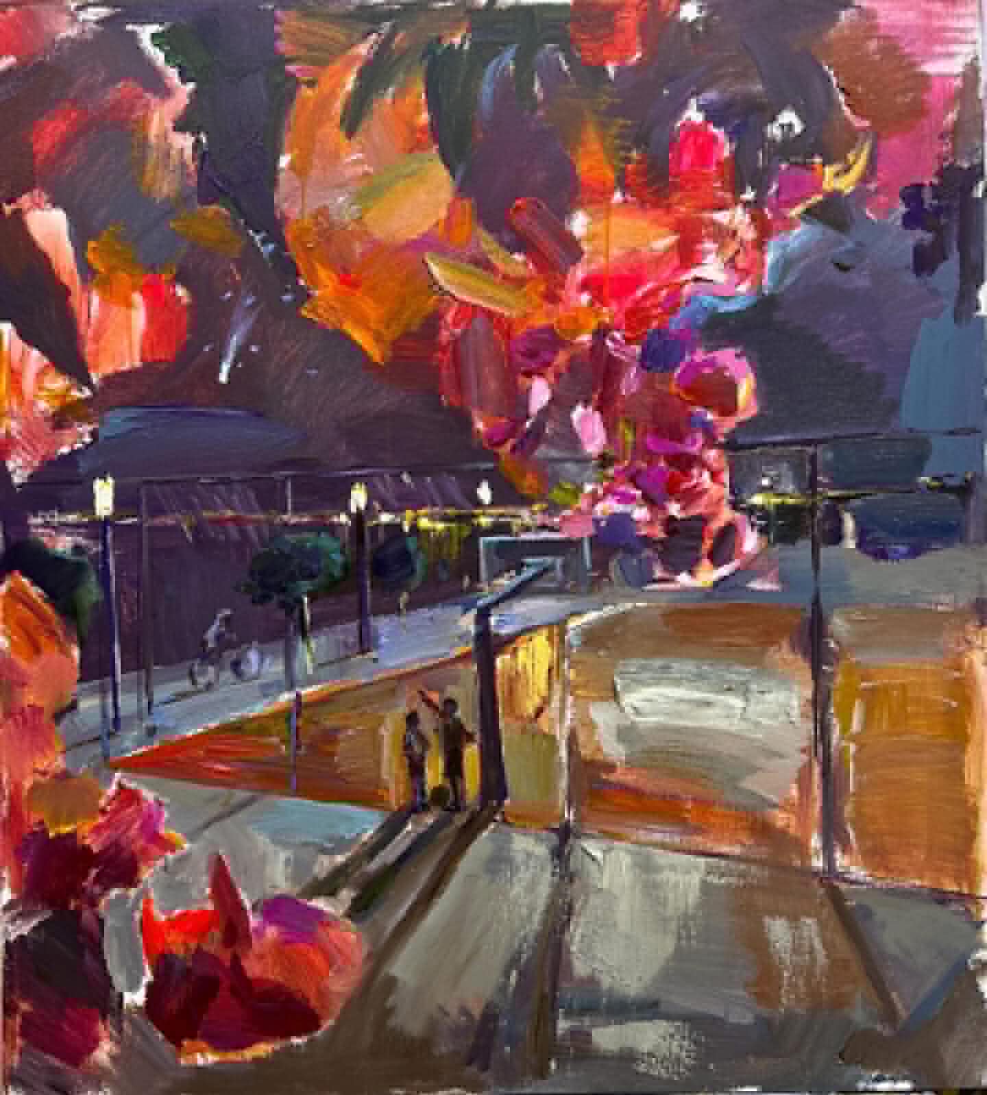 Original Painting titled 10 August by R.R.