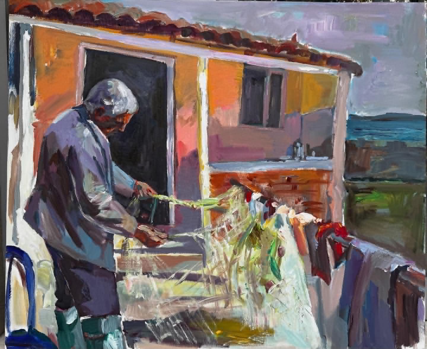 Original Painting titled The lagune by R.R.