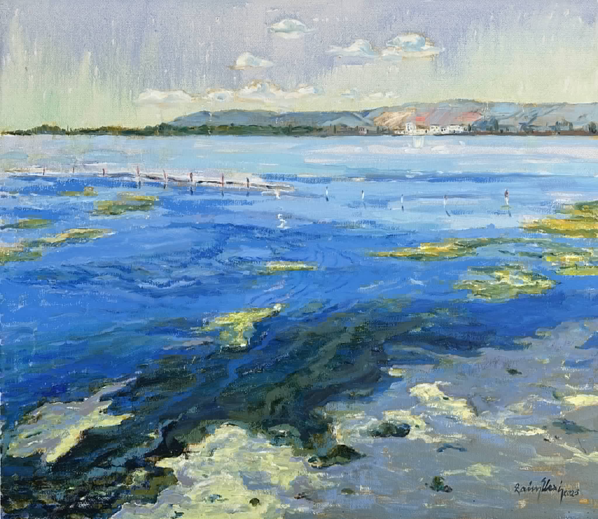 Original Painting titled Shengjin Laguna 1 by Z.E.