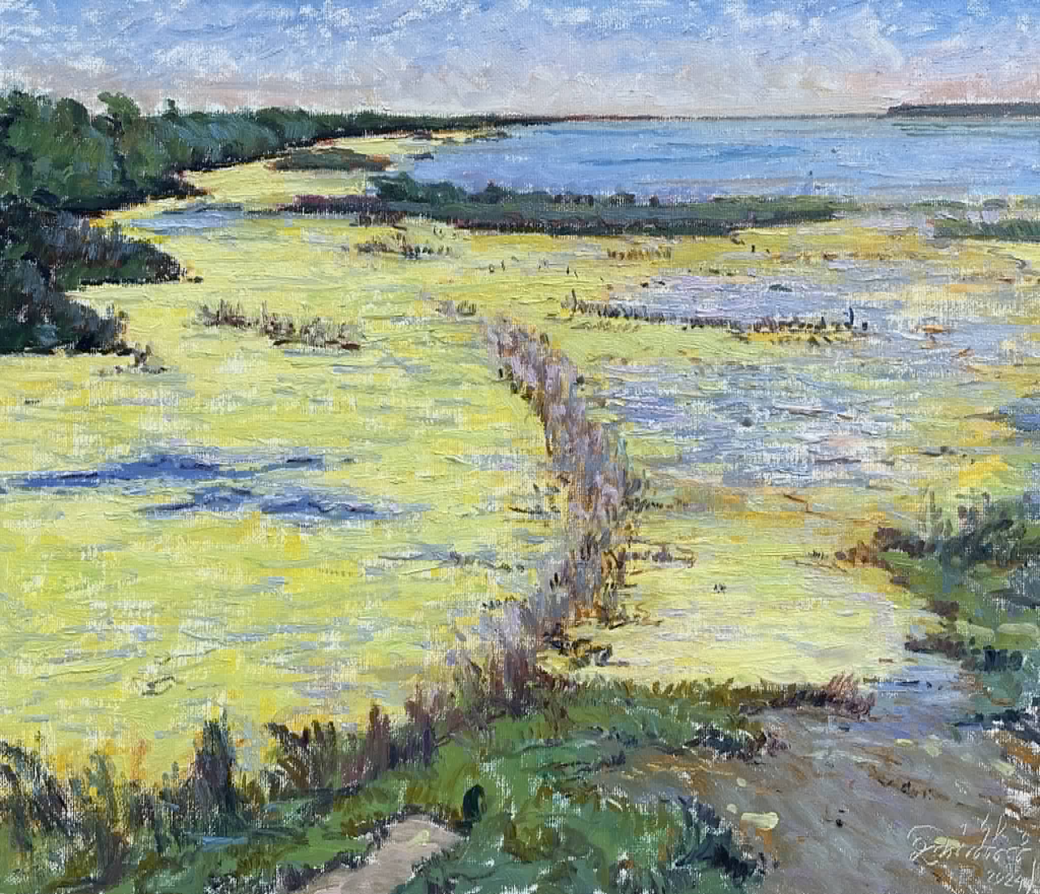 Original Painting titled Shengjin Laguna 3 by Z.E.