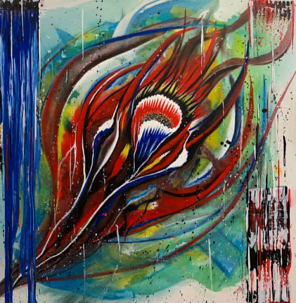 Original Painting titled Flover by M.L.