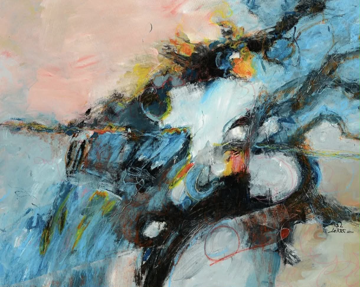 Original Painting titled Far and Beyond by L.H.