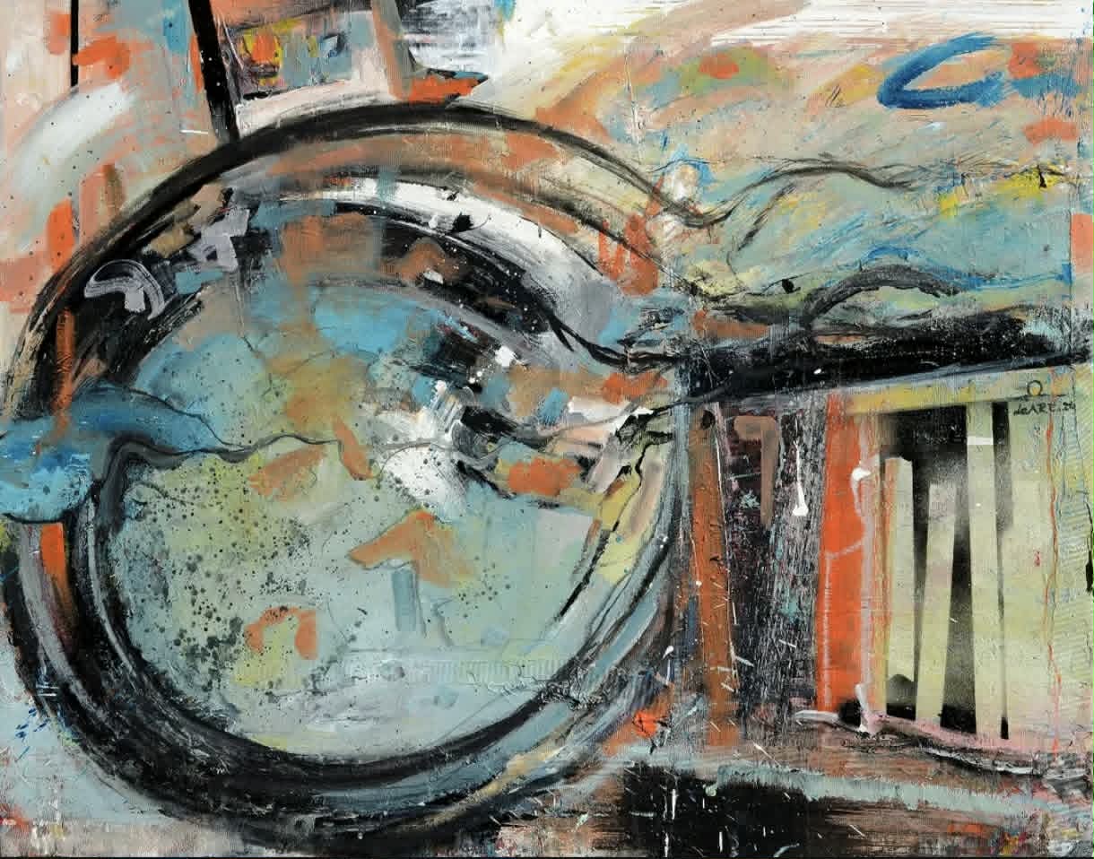 Original Painting titled Divine Sigh and Journey by L.H.
