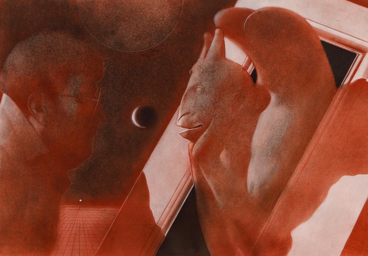 Original Painting titled Face to Face by G.L.