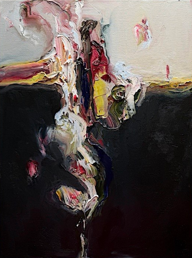 Original Painting titled Orphic Egg by Sisi
