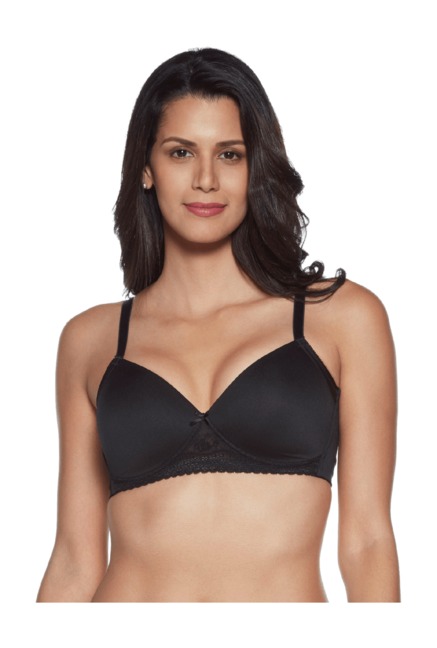 Wacoal Black Non Wired Padded T-Shirt Bra Price in India