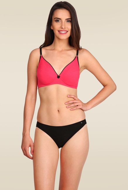 Jockey Black Bikini Panty Bottom - SS02 Price in India