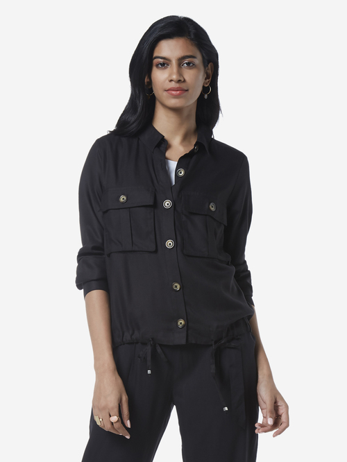LOV by Westside Black Sovie Casual Shirt Price in India