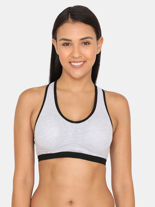 Zivame Grey Non Wired Non Padded T-Shirt Bra Price in India