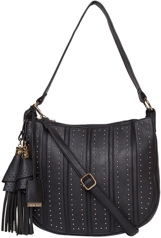 Women Black Hand-held Bag Price in India