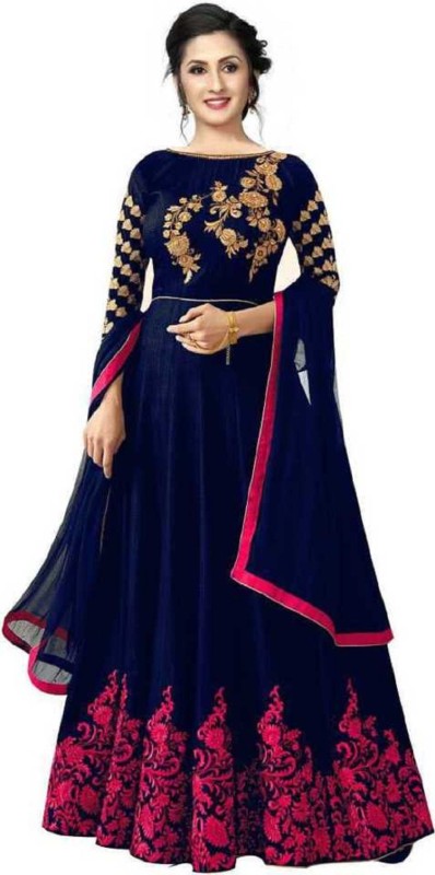 Women High Low Blue Dress Price in India