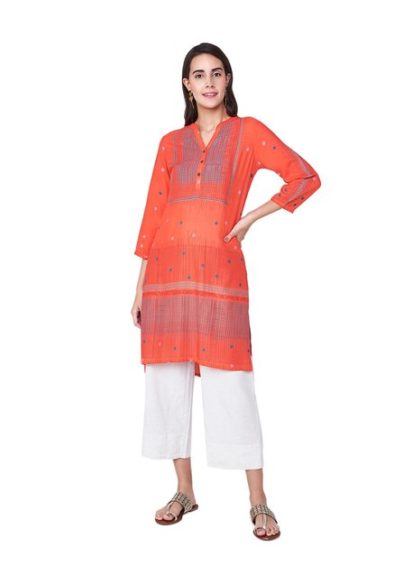 Global Desi Coral Printed Tunic Price in India