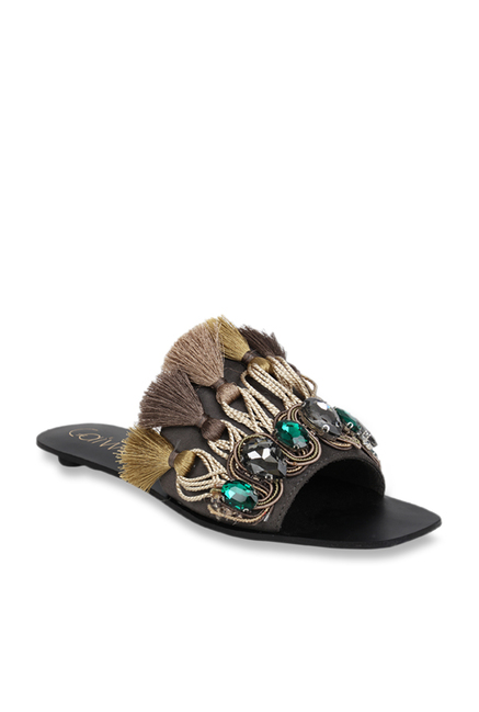 catwalk embellished sandals